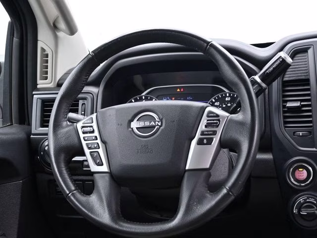 2024 Glacier White Nissan Titan SV 4X4 Truck