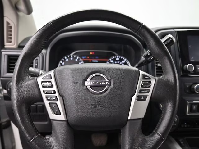 2024 Glacier White Nissan Titan SV 4X4 Truck
