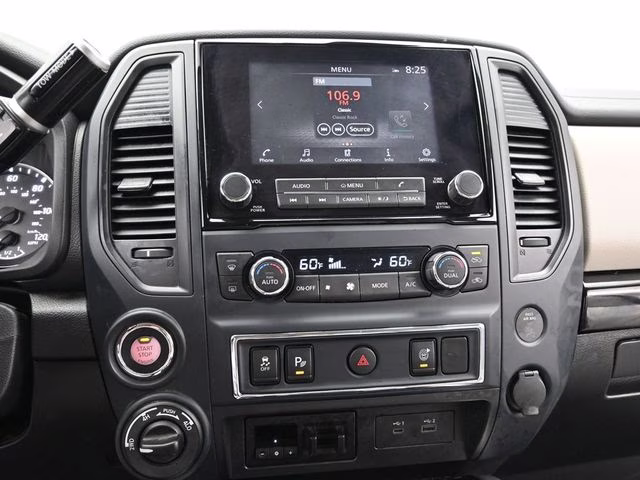 2024 Glacier White Nissan Titan SV 4X4 Truck