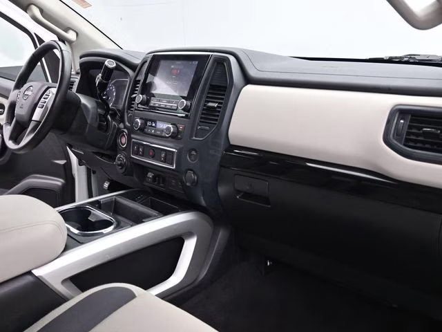 2024 Glacier White Nissan Titan SV 4X4 Truck