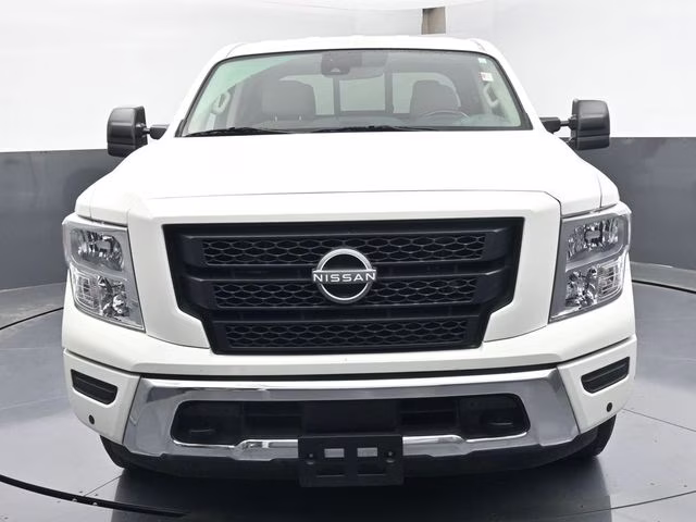 2024 Glacier White Nissan Titan SV 4X4 Truck