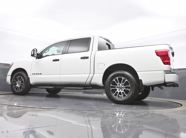 2024 Glacier White Nissan Titan SV 4X4 Truck