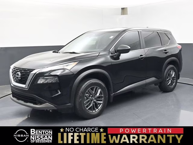2023 Super Black Nissan Rogue S FWD SUV