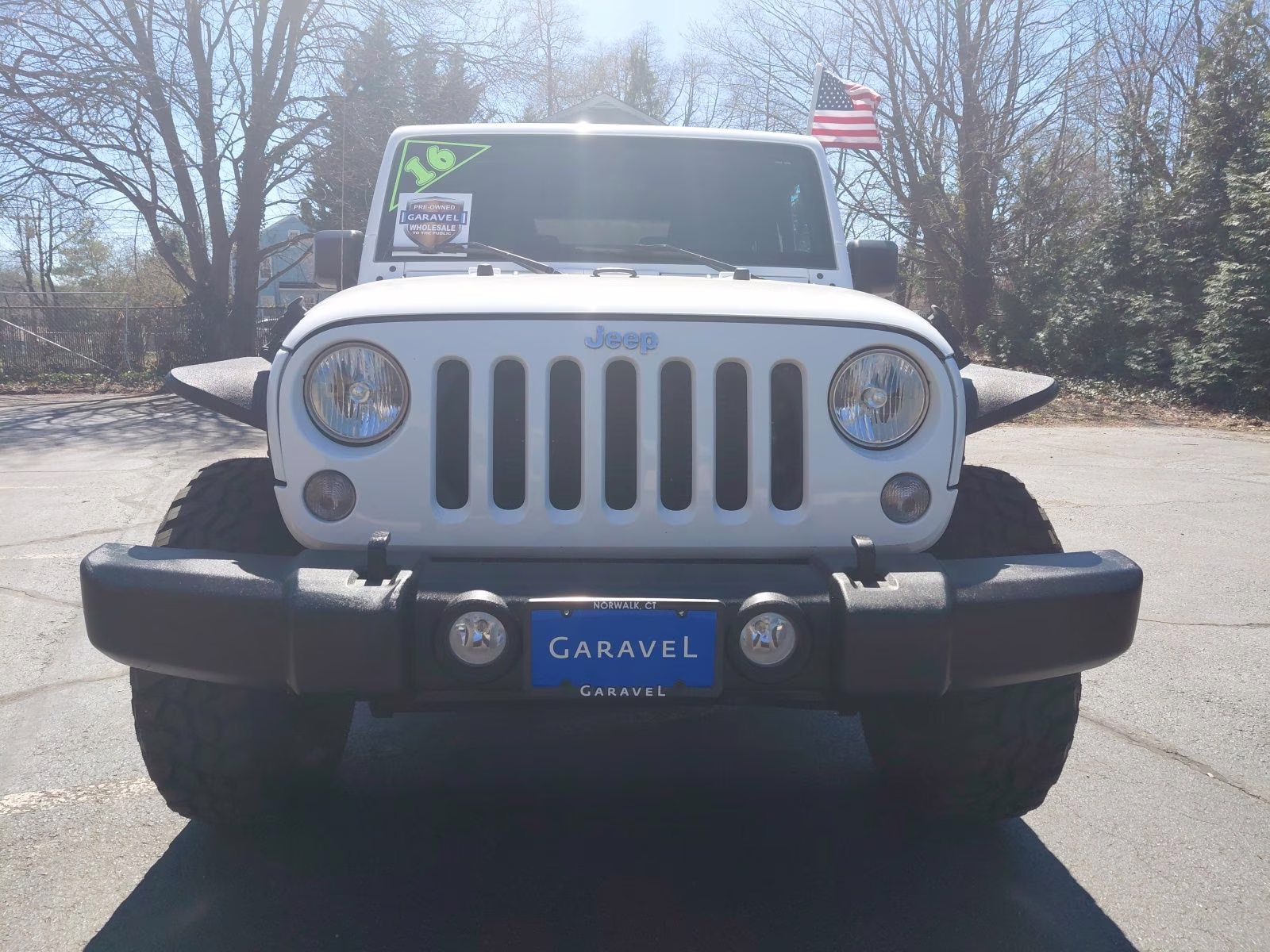 2016 Bright White Clearcoat Jeep Wrangler Sport 4X4 SUV