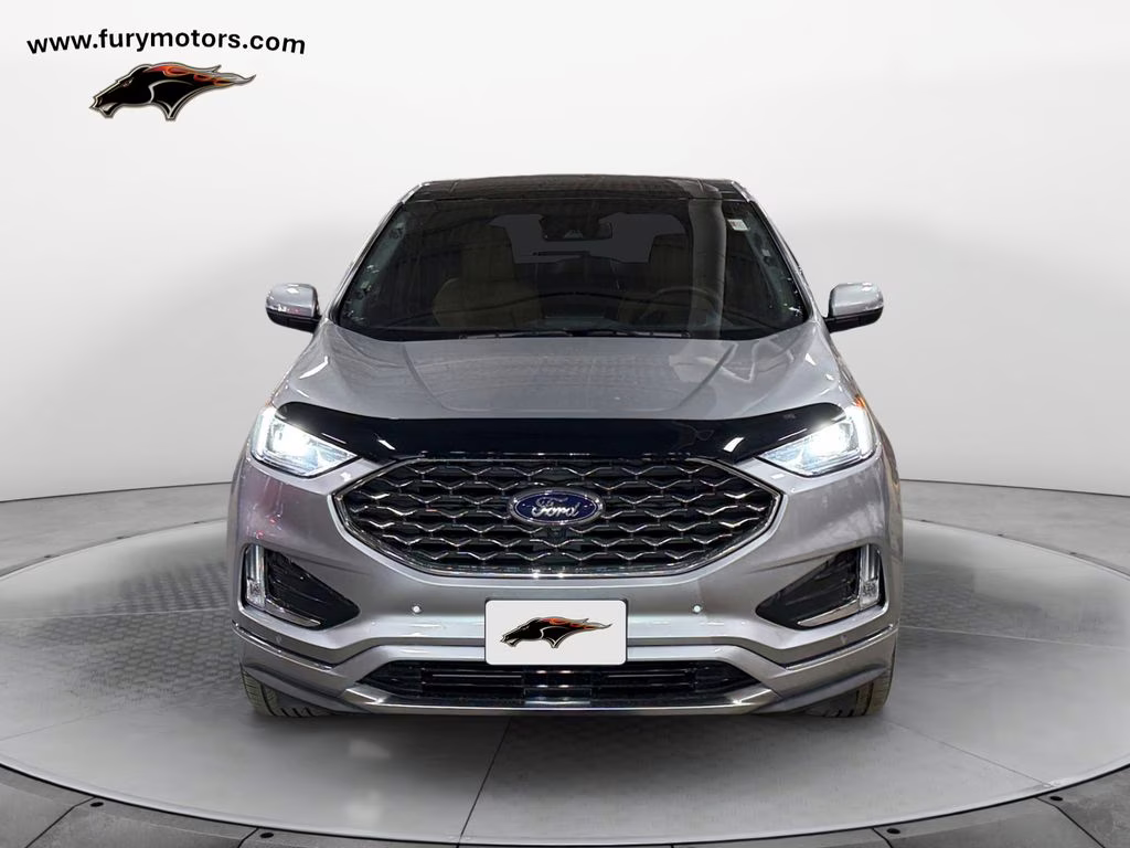2024 Iconic Silver Metallic Ford Edge Titanium Elite Pkg w/Pano Roof AWD SUV