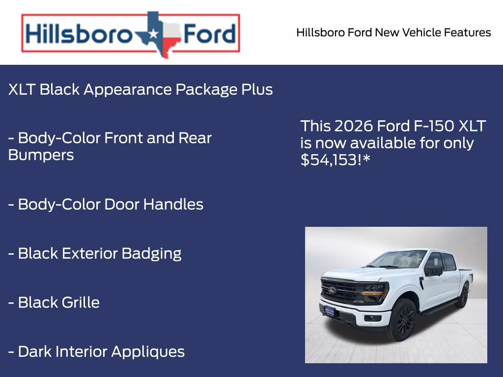 2026 Oxford White Ford F-150 XLT 4X4 Truck