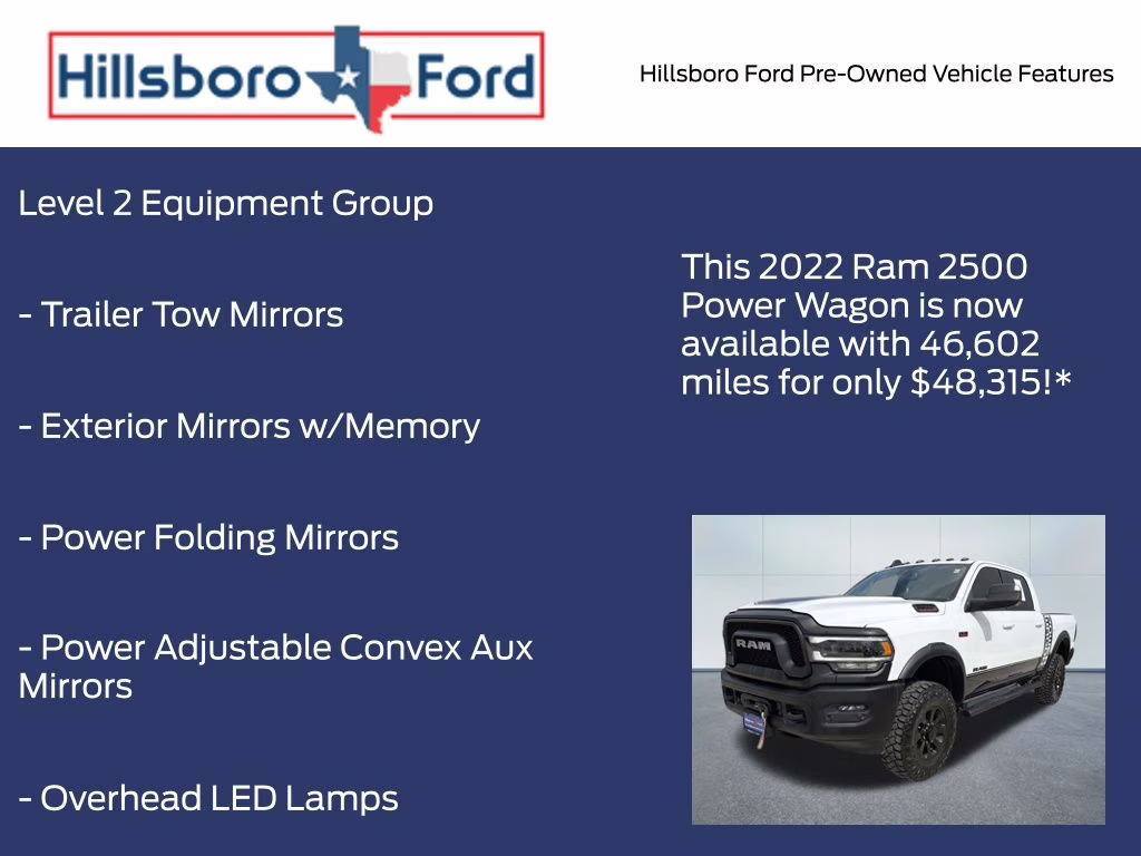 2022 Bright White Clearcoat Ram 2500 Power Wagon 4X4 Truck