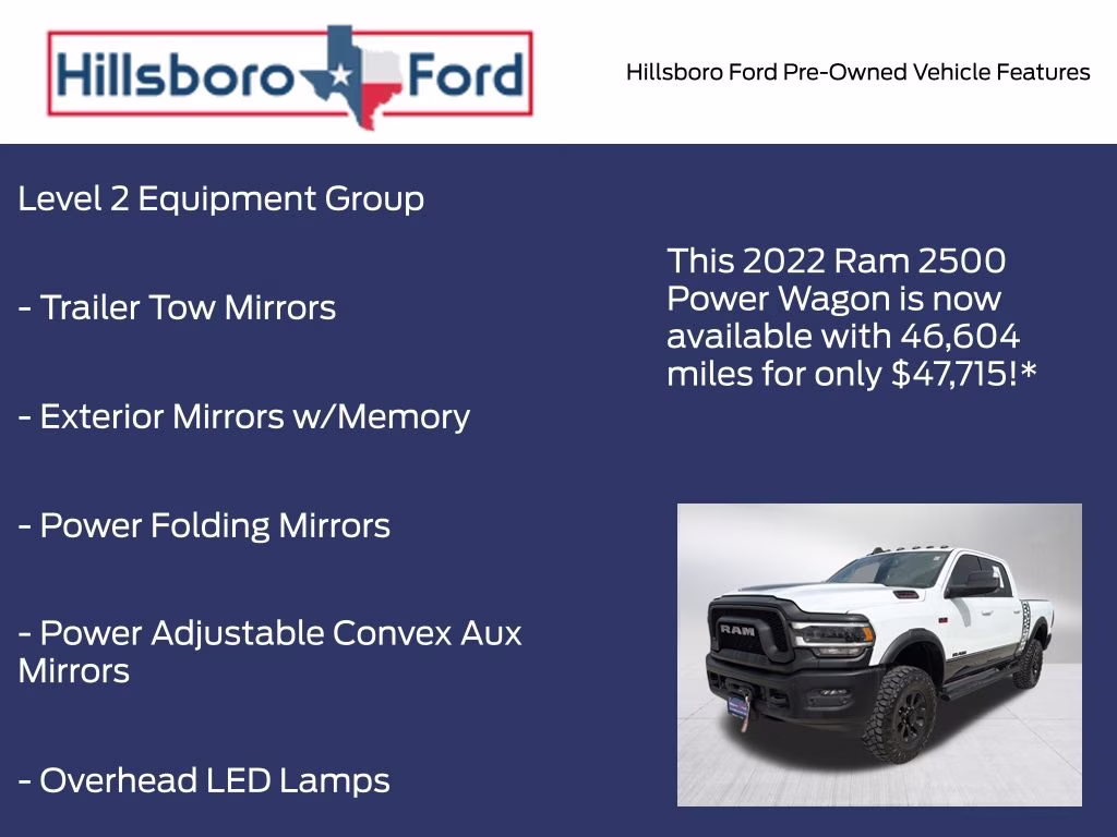 2022 Bright White Clearcoat Ram 2500 Power Wagon 4X4 Truck