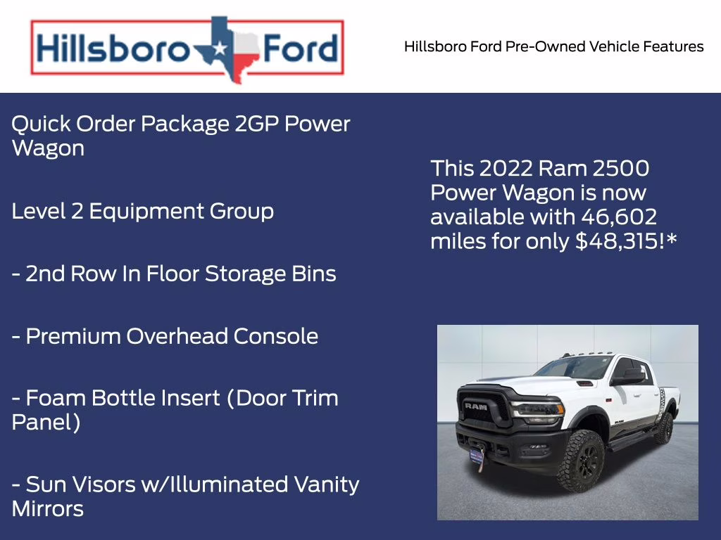 2022 Bright White Clearcoat Ram 2500 Power Wagon 4X4 Truck