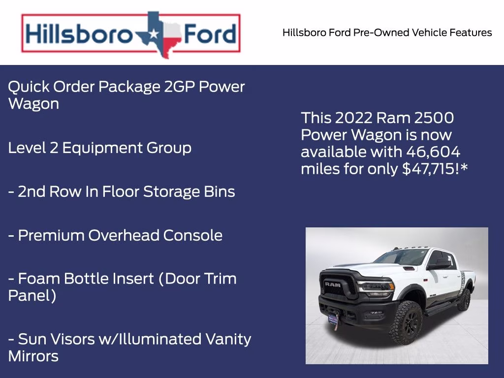 2022 Bright White Clearcoat Ram 2500 Power Wagon 4X4 Truck