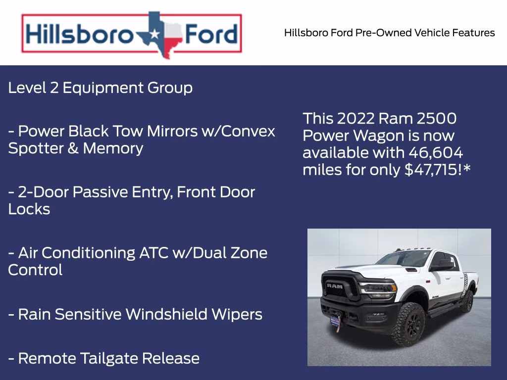 2022 Bright White Clearcoat Ram 2500 Power Wagon 4X4 Truck