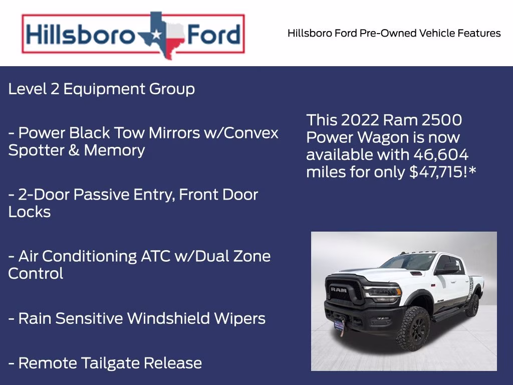 2022 Bright White Clearcoat Ram 2500 Power Wagon 4X4 Truck