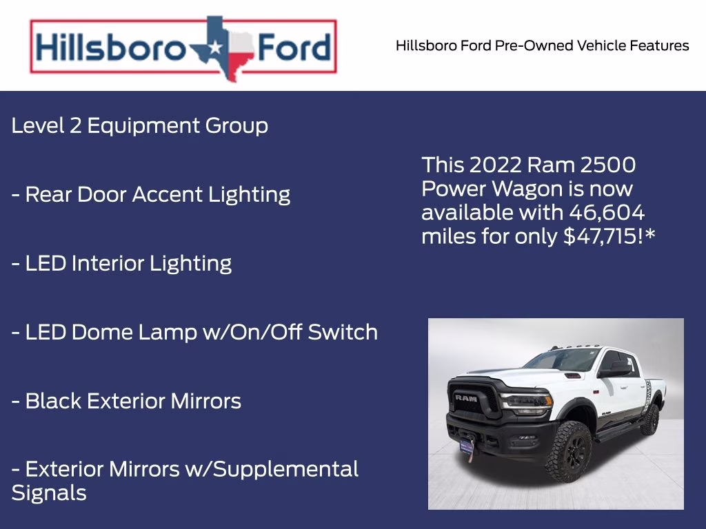 2022 Bright White Clearcoat Ram 2500 Power Wagon 4X4 Truck