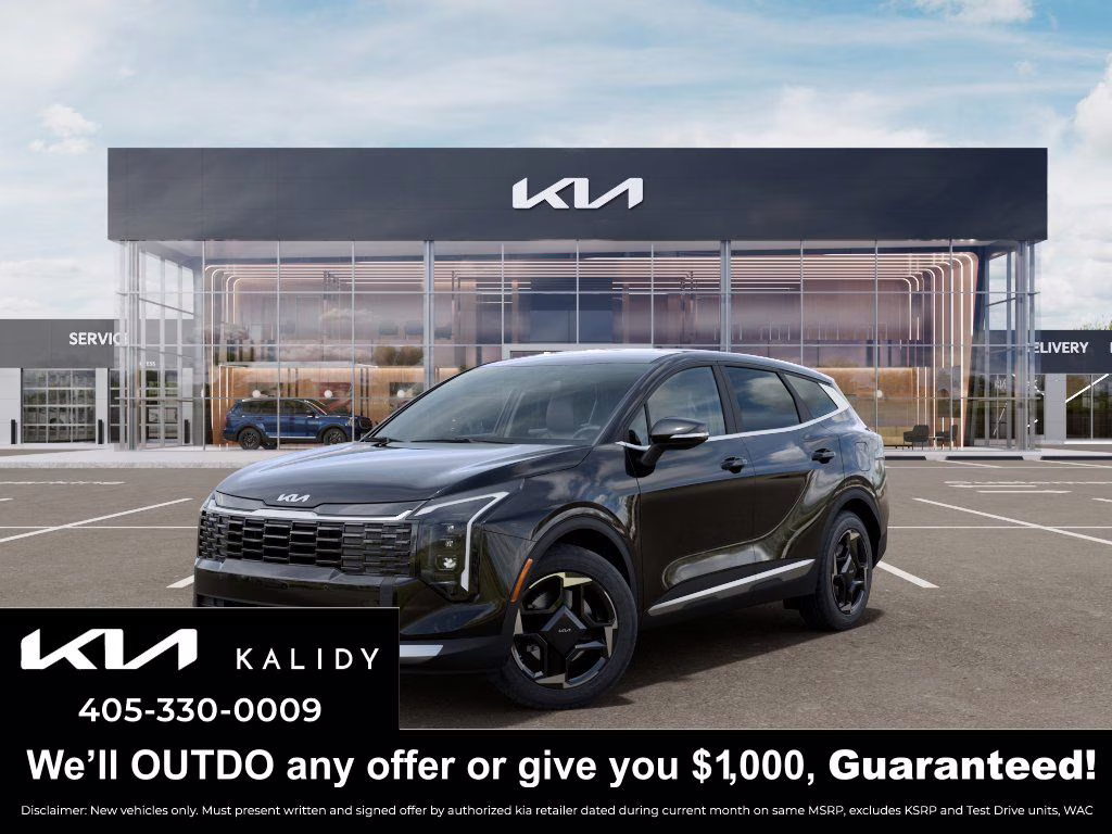 2026 Ebony Black Kia Sportage EX FWD SUV