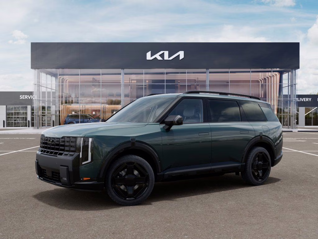 2027 Black Jade Green Kia Telluride X-Line EX AWD SUV