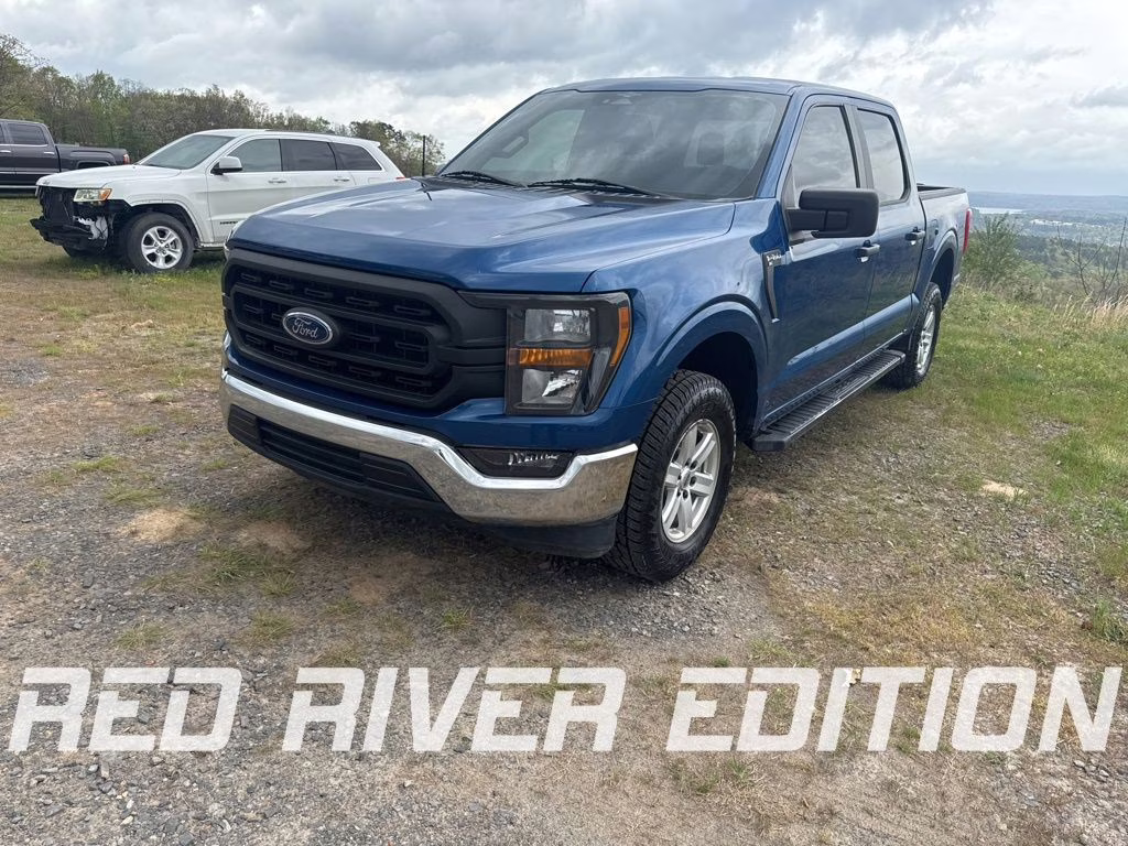 2023 Atlas Blue Metallic Ford F-150 XL 4X4 Truck