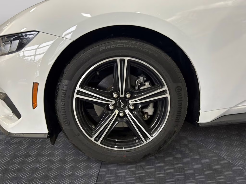 2025 Oxford White Ford Mustang EcoBoost RWD Coupe