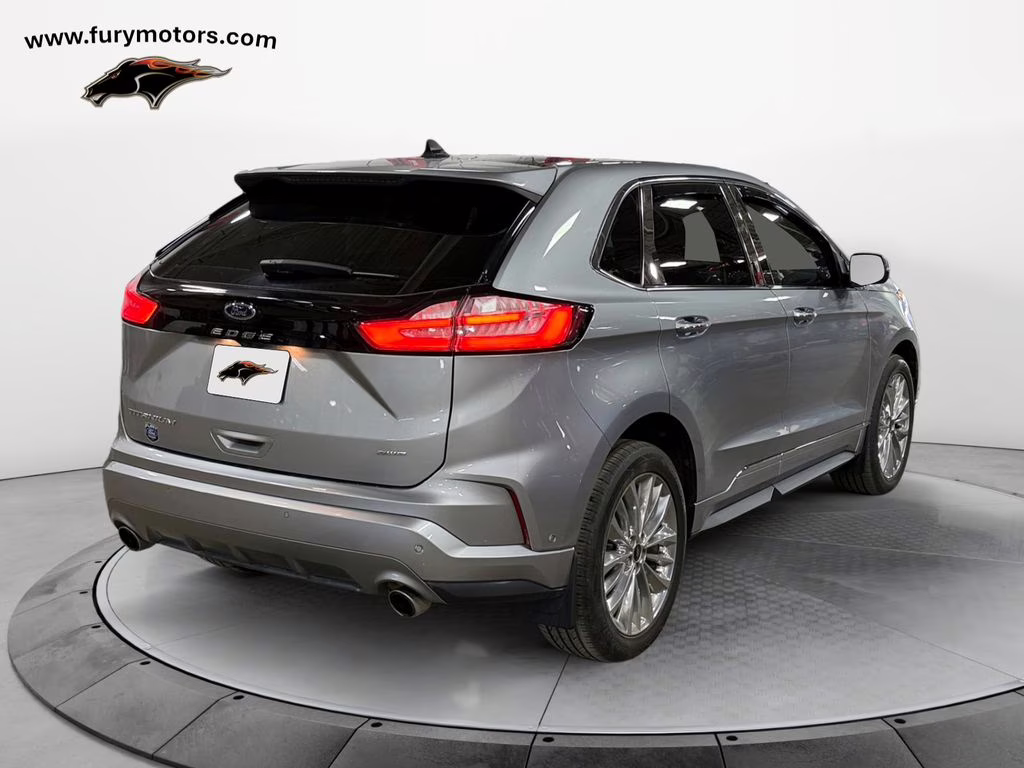 2024 Iconic Silver Metallic Ford Edge Titanium Elite Pkg w/Pano Roof AWD SUV