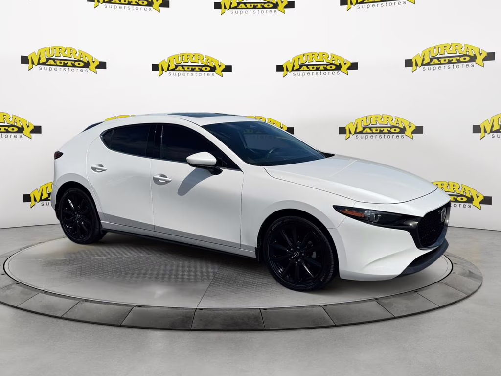 2024 Snowflake White Pearl Mica Mazda Mazda3 2.5 S Premium Package FWD Hatchback