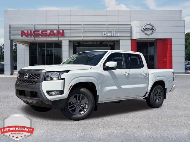 2025 Glacier White Nissan Frontier SV RWD Truck
