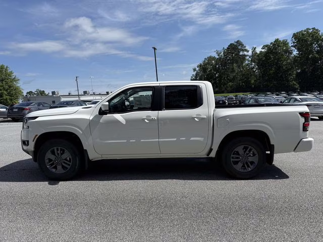2025 Glacier White Nissan Frontier SV RWD Truck