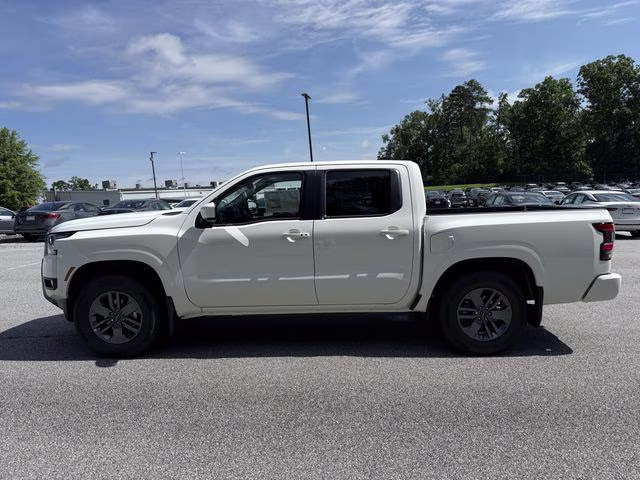 2025 Glacier White Nissan Frontier SV RWD Truck
