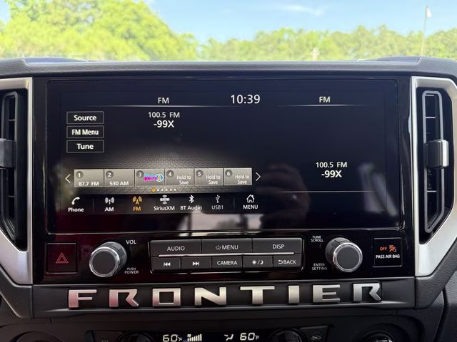2025 Glacier White Nissan Frontier SV RWD Truck