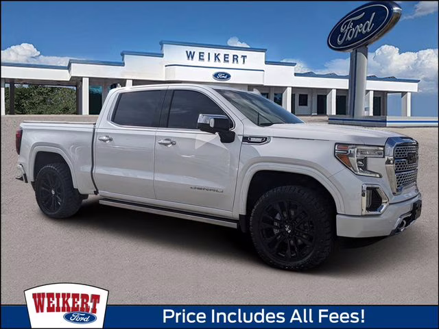 2022 White Frost Tricoat GMC Sierra 1500 Limited Denali 4X4 Truck