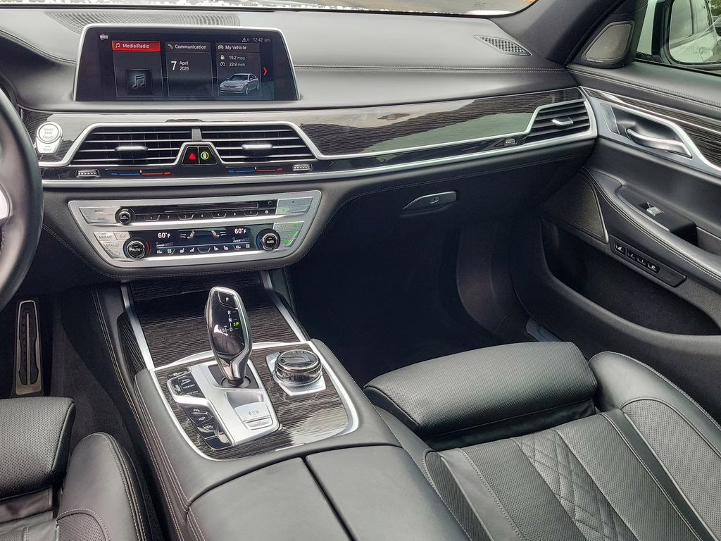 2019 Mineral White Metallic BMW 7 Series 750i RWD Sedan