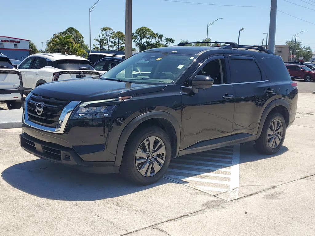 2024 Super Black Nissan Pathfinder SV 4X4 SUV