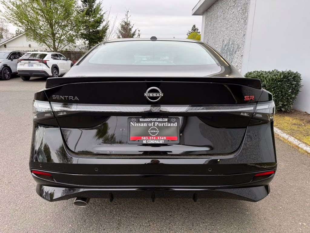 2026 Super Black Nissan Sentra SR FWD Sedan