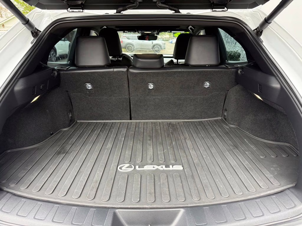 2025 Ultra White with Obsidian Roof Lexus UX 300h F SPORT Design AWD SUV