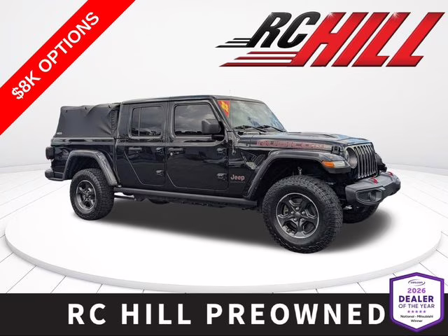 2022 Black Clearcoat Jeep Gladiator Rubicon 4X4 Truck