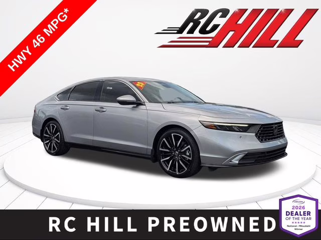 2023 Lunar Silver Metallic Honda Accord Hybrid Touring FWD Sedan