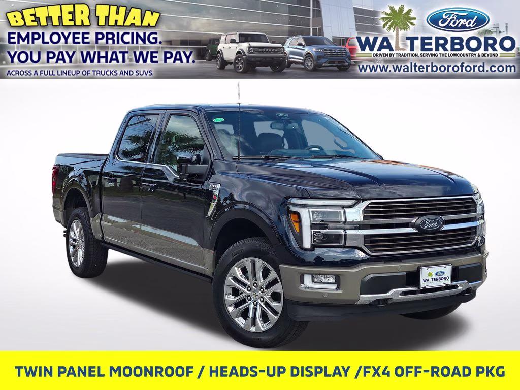 2026 Antimatter Blue Metallic Ford F-150 King Ranch 4X4 Truck