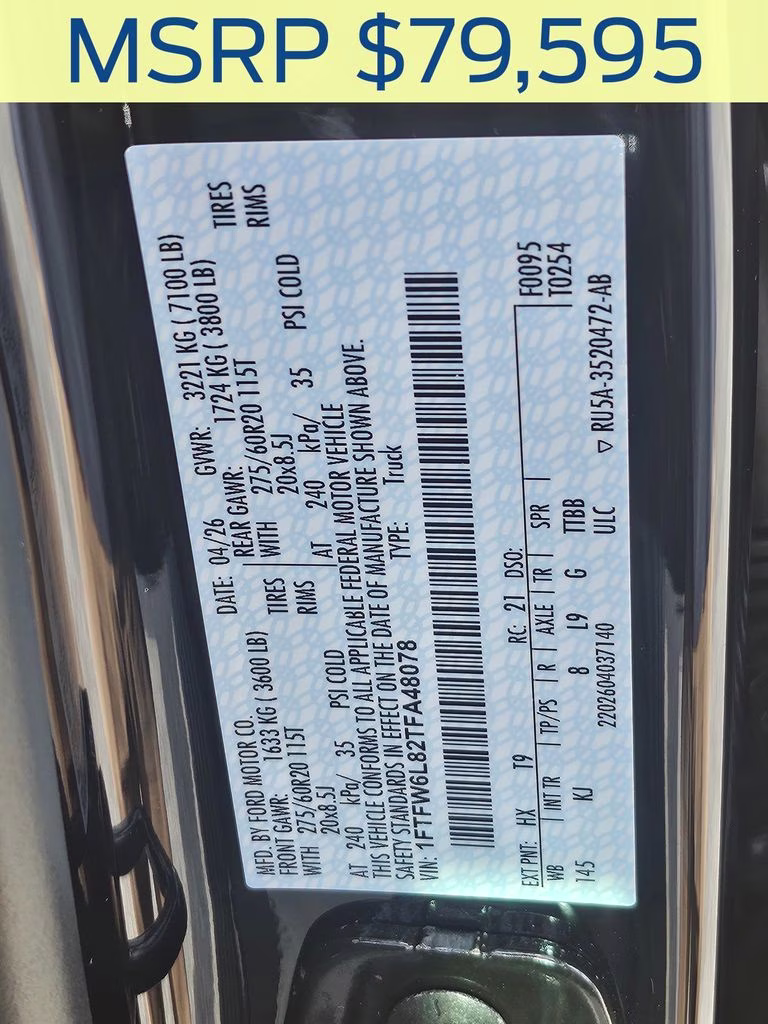 2026 Antimatter Blue Metallic Ford F-150 King Ranch 4X4 Truck