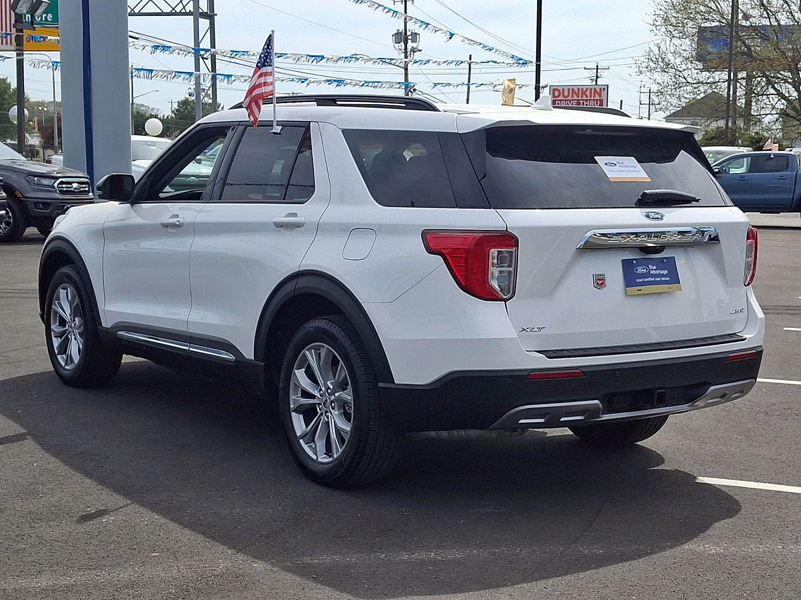 2024 Star White Metallic Tri-Coat - AZ Ford Explorer XLT 4X4