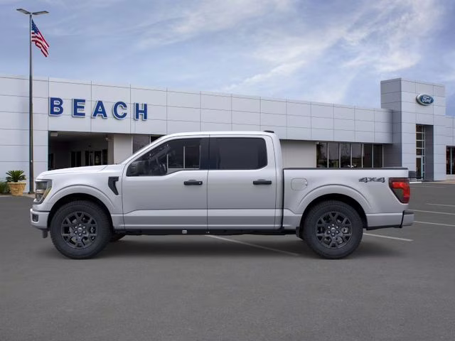 2026 Iconic Silver Metallic Ford F-150 STX 4X4 Truck