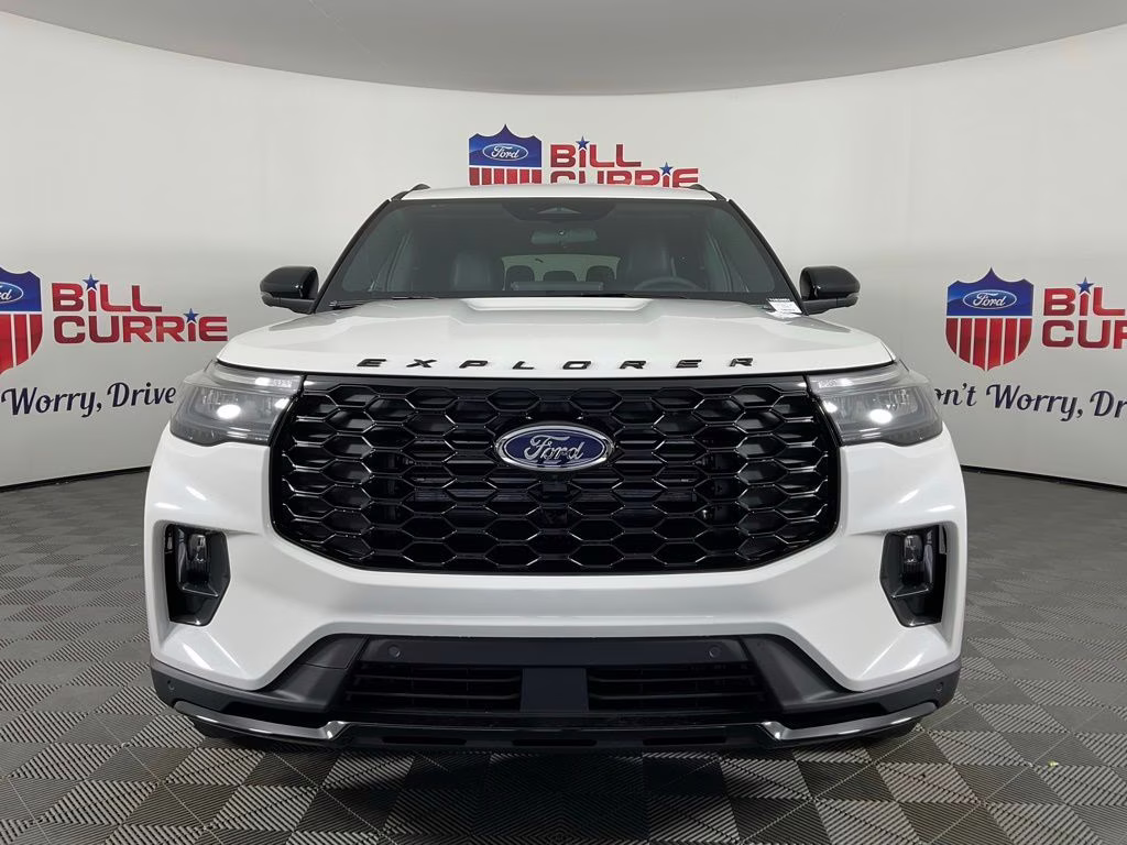 2026 White Ford Explorer ST-Line RWD SUV