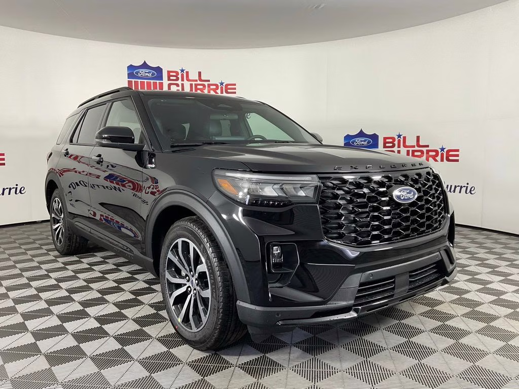 2026 Black Ford Explorer ST-Line RWD SUV