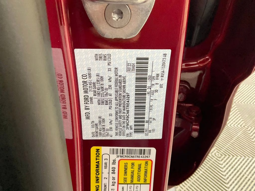 2026 Ruby Red Ford Bronco Sport Outer Banks 4X4 SUV