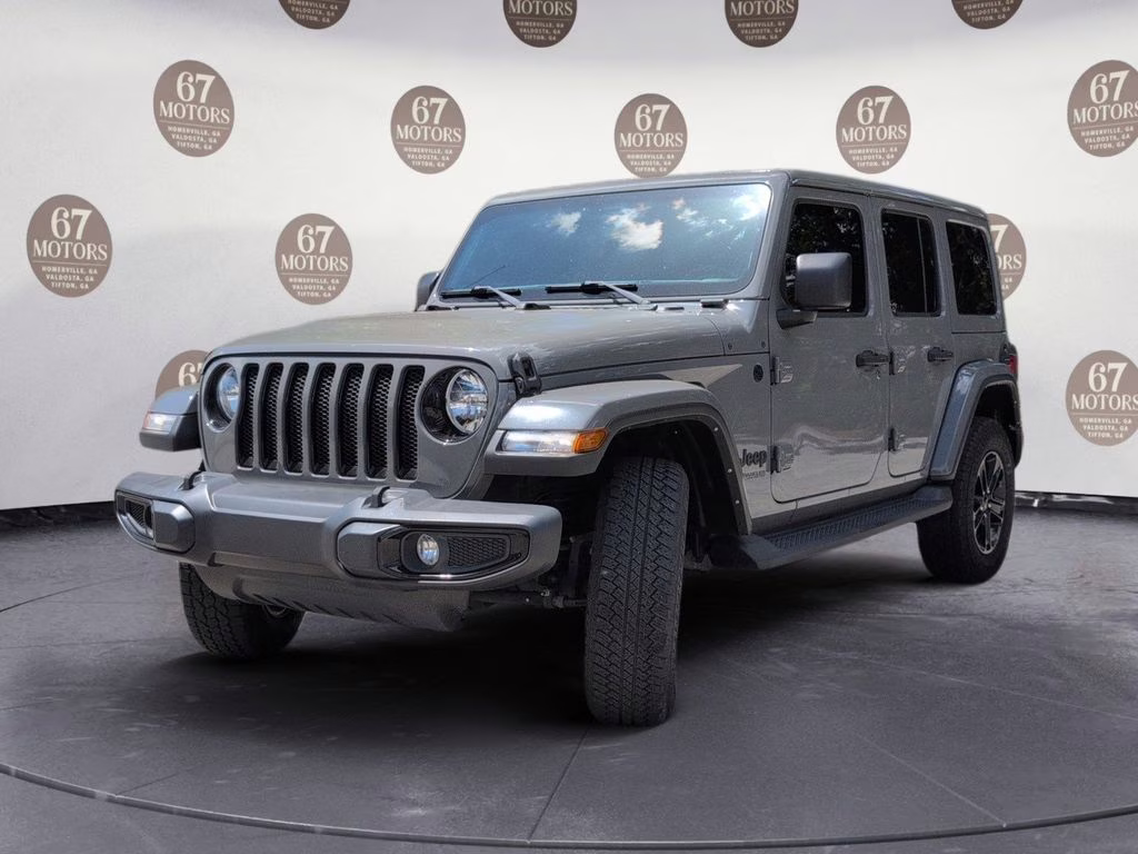 2022 Sting-Gray Clearcoat Jeep Wrangler Unlimited Sahara Altitude 4X4 SUV