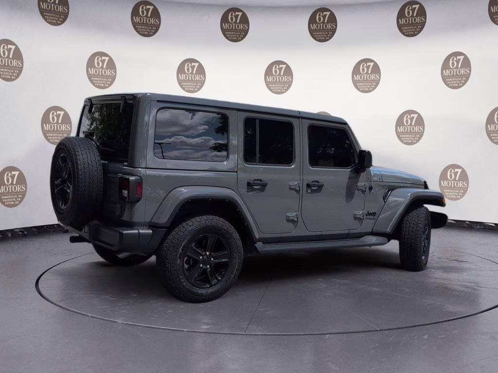 2022 Sting-Gray Clearcoat Jeep Wrangler Unlimited Sahara Altitude 4X4 SUV