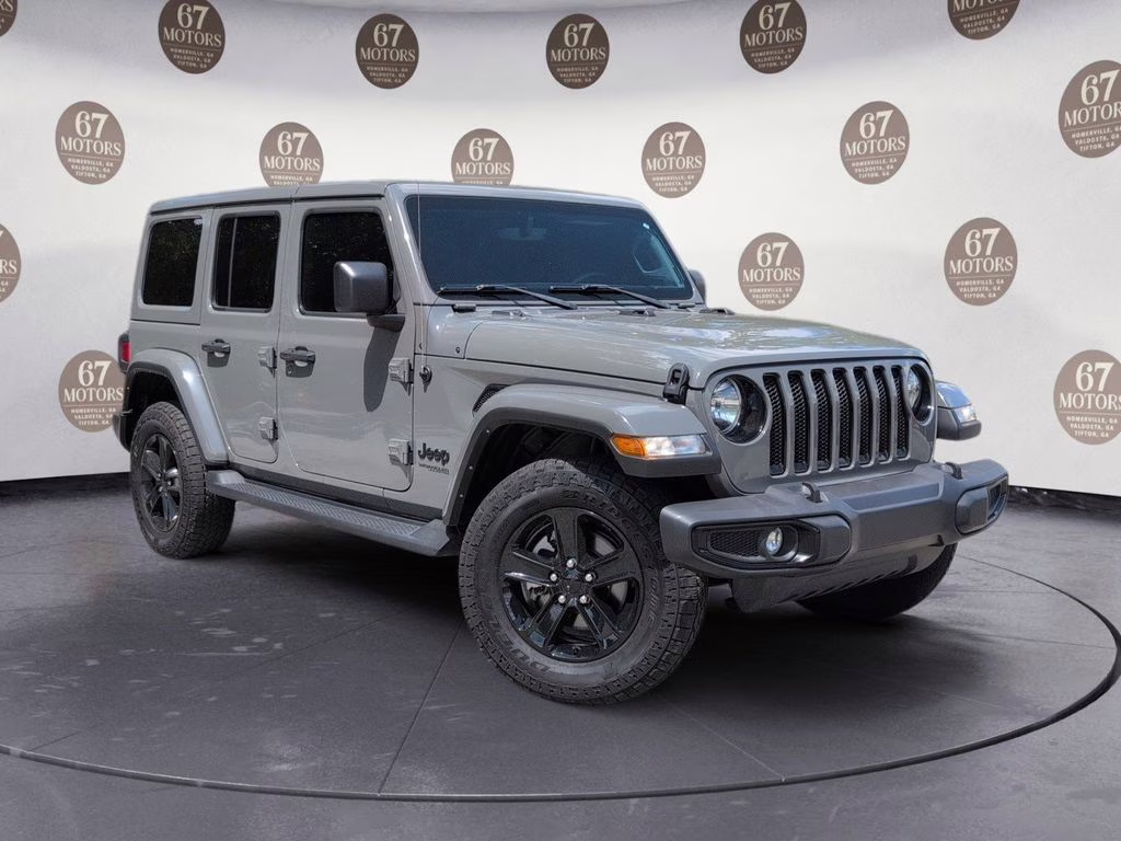 2022 Sting-Gray Clearcoat Jeep Wrangler Unlimited Sahara Altitude 4X4 SUV