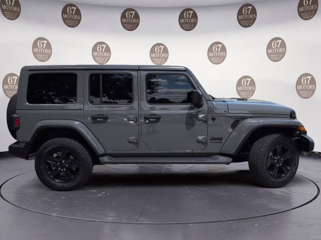 2022 Sting-Gray Clearcoat Jeep Wrangler Unlimited Sahara Altitude 4X4 SUV