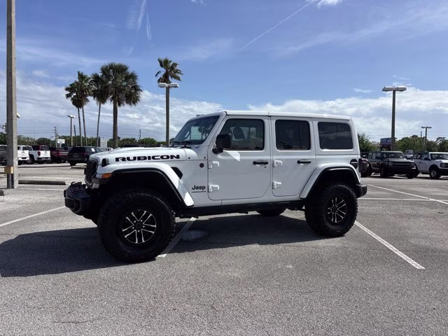 2025 Bright White Clearcoat Jeep Wrangler Rubicon X 4X4 Convertible
