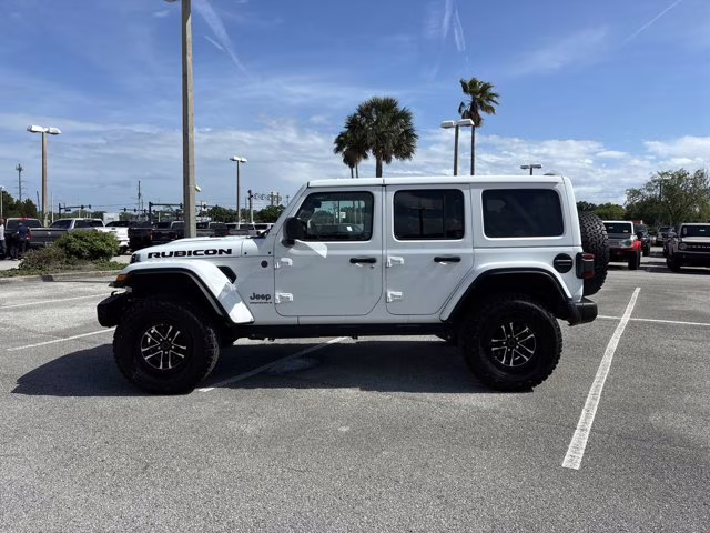 2025 Bright White Clearcoat Jeep Wrangler Rubicon X 4X4 Convertible