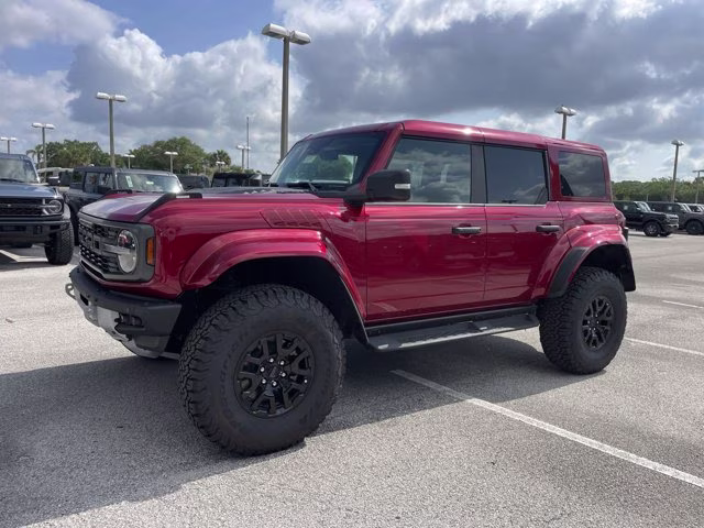 2025 Ruby Red Metallic Ford Bronco Raptor 4X4 Convertible