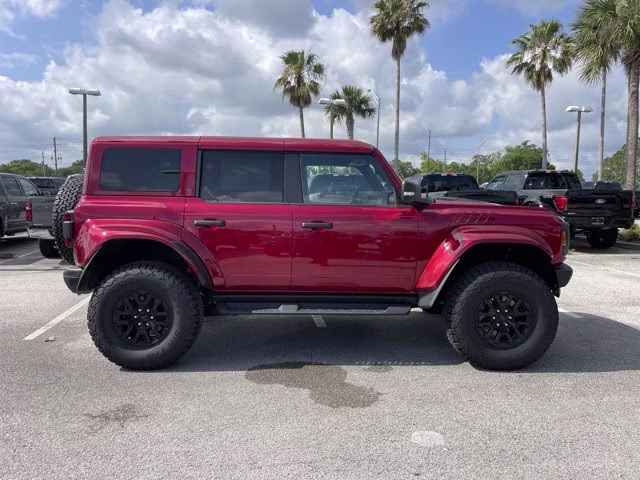 2025 Ruby Red Metallic Ford Bronco Raptor 4X4 Convertible