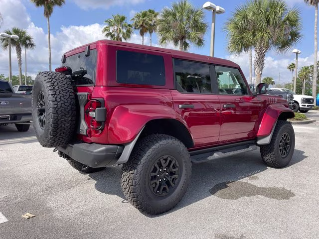 2025 Ruby Red Metallic Ford Bronco Raptor 4X4 Convertible